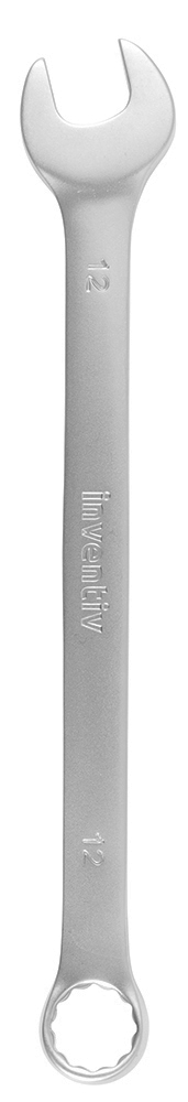 Clé mixte 12mm chrome vanadium - INVENTIV